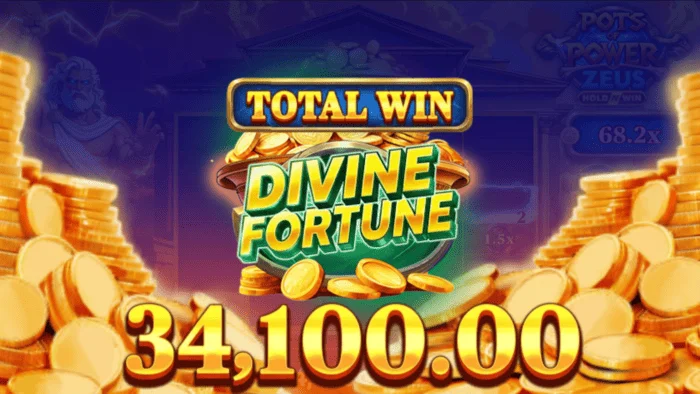 Pots of Power: Zeus - câștigul final rezultat din bonus